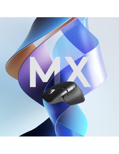 Logitech MX Master 3S - Ultra-Fast Scrolling Performance Mouse, Ergonomic, 8K DPI, Glass Tracking, Silent Clicks, USB-C,