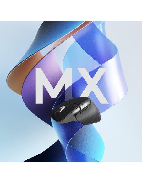 Logitech MX Master 3S - Ultra-Fast Scrolling Performance Mouse, Ergonomic, 8K DPI, Glass Tracking, Silent Clicks, USB-C,