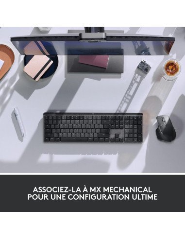 Logitech MX Master 3S - Ultra-Fast Scrolling Performance Mouse, Ergonomic, 8K DPI, Glass Tracking, Silent Clicks, USB-C,