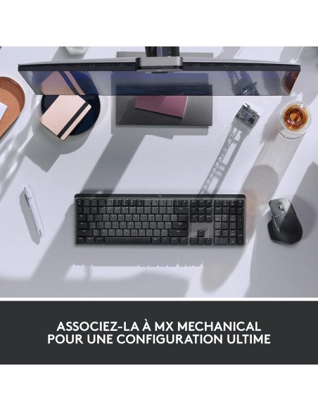 Logitech MX Master 3S - Ultra-Fast Scrolling Performance Mouse, Ergonomic, 8K DPI, Glass Tracking, Silent Clicks, USB-C,