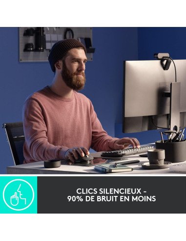 Logitech MX Master 3S - Ultra-Fast Scrolling Performance Mouse, Ergonomic, 8K DPI, Glass Tracking, Silent Clicks, USB-C,