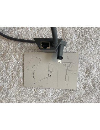 Generic Starlink Adaptateur Ethernet Satellite Internet V2 pour parabole rectangulaire
