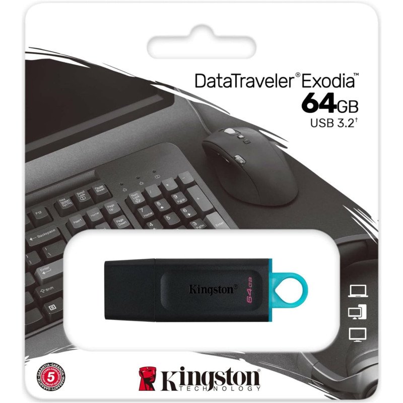 Kingston DataTraveler Exodia DTX/64GB Clé USB 3.2 Gen 1