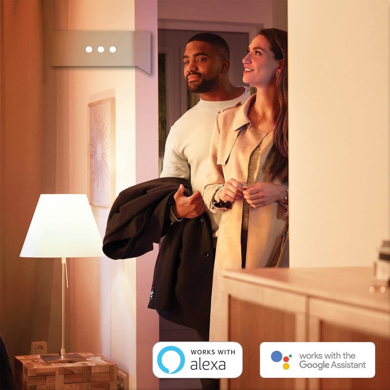 Philips Hue Kit W3E27 : Solutions d'éclairage LED intelligentes à bande