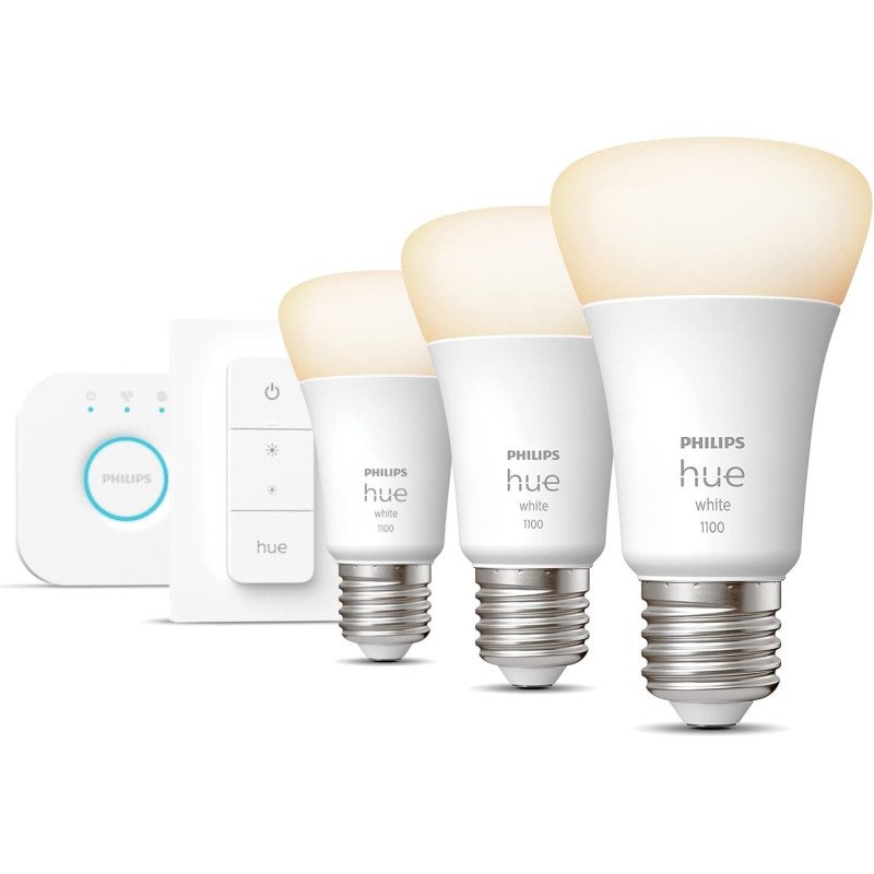 Philips Hue Kit W3E27 : Solutions d'éclairage LED intelligentes à bande
