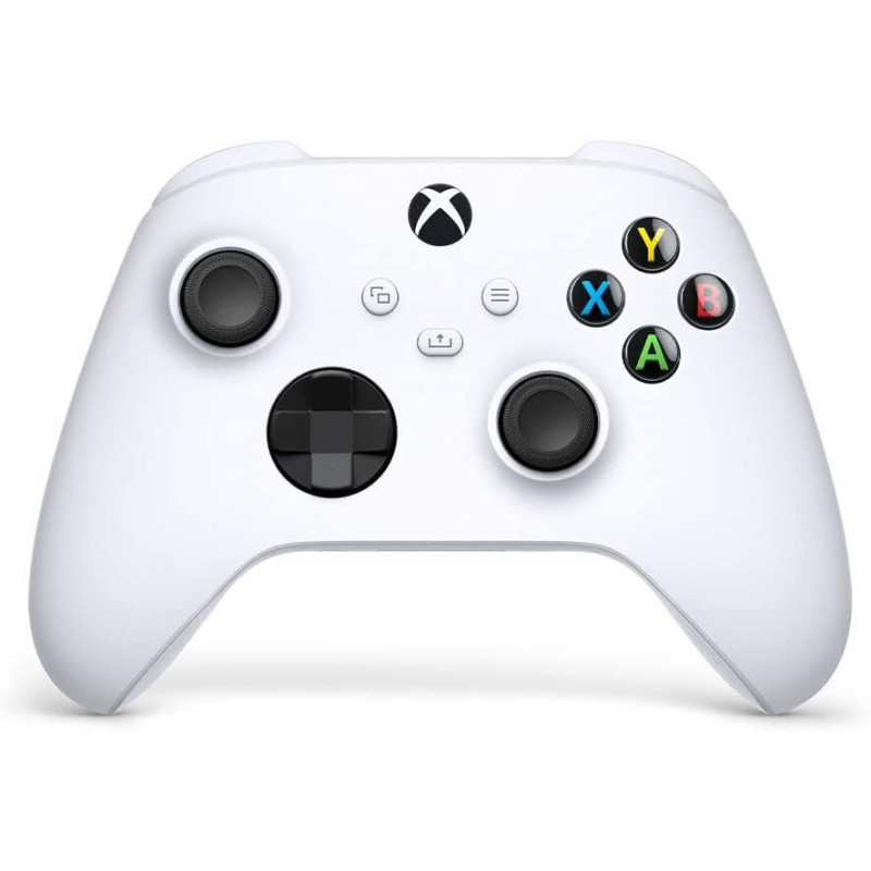 Manette Xbox Blanche Sans Fil - Robot White pour Jeux de Cartes