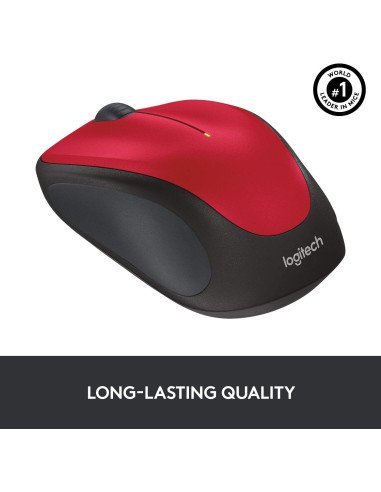 Logitech M235 Souris Sans Fil, 2.4GHz avec Récepteur USB Unifying, Suivi Optique 1000 PPP, Pile 12 Mois, Compatible avec PC,