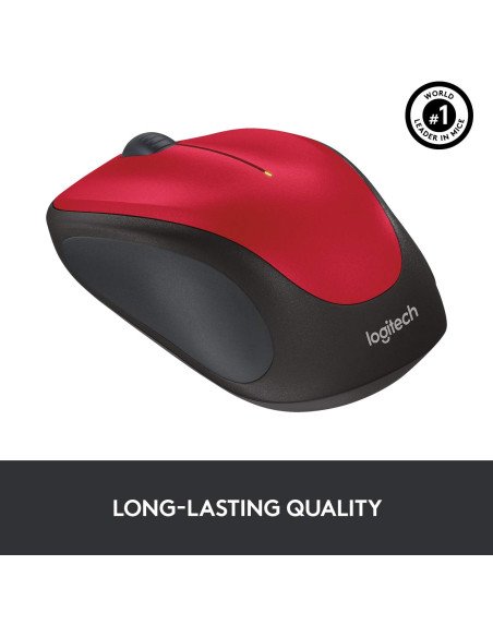 Logitech M235 Souris Sans Fil, 2.4GHz avec Récepteur USB Unifying, Suivi Optique 1000 PPP, Pile 12 Mois, Compatible avec PC,