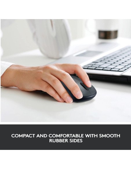 Logitech M235 Souris Sans Fil, 2.4GHz avec Récepteur USB Unifying, Suivi Optique 1000 PPP, Pile 12 Mois, Compatible avec PC,
