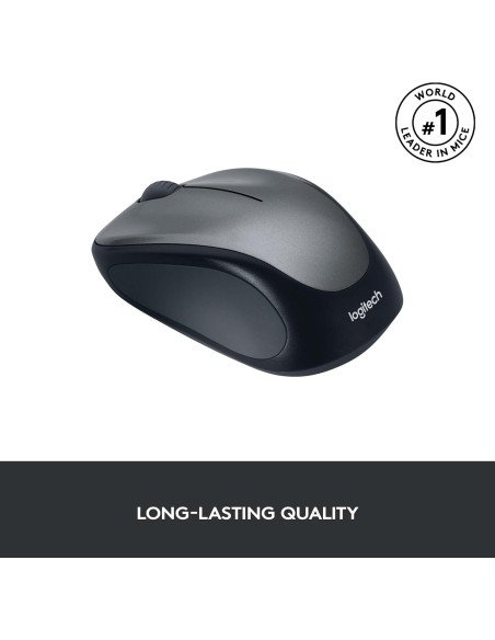 Logitech M235 Souris Sans Fil, 2.4GHz avec Récepteur USB Unifying, Suivi Optique 1000 PPP, Pile 12 Mois, Compatible avec PC,
