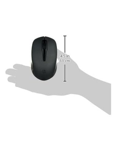 HP 150 Souris sans Fil 1600 DPI pour gaucher et droitier Dongle USB-A Noir único
