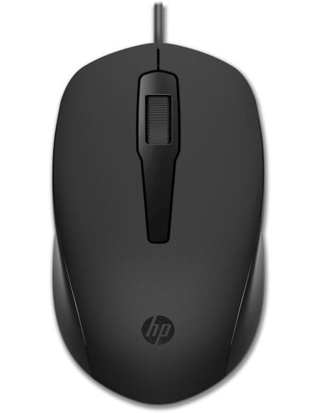 HP 150 Souris sans Fil 1600 DPI pour gaucher et droitier Dongle USB-A Noir único