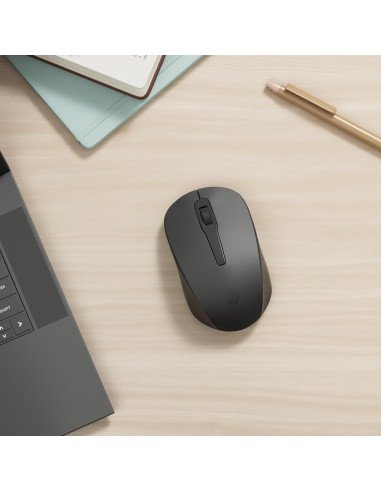 HP 150 Souris sans Fil 1600 DPI pour gaucher et droitier Dongle USB-A Noir único