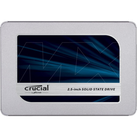 Crucial MX500 500 Go SSD SATA 3D NAND - Stockage rapide et fiable