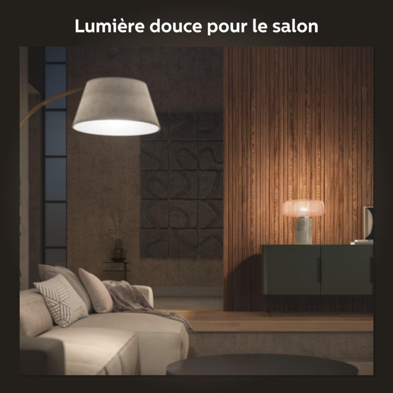 Ampoule LED Philips Hue E27 - Équivalent 75W Éclairage Intelligent