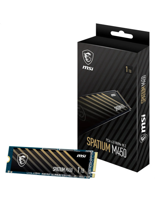 mSI SPATIUM M450 1 To PCIe 4.0 NVMe SSD - Stockage Rapide