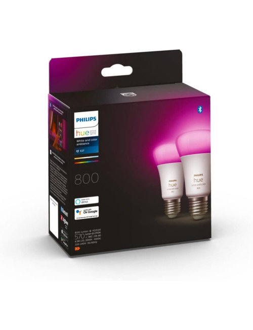 Ampoules Philips Hue E27 LED Ambiance - Solutions d'éclairage intelligent