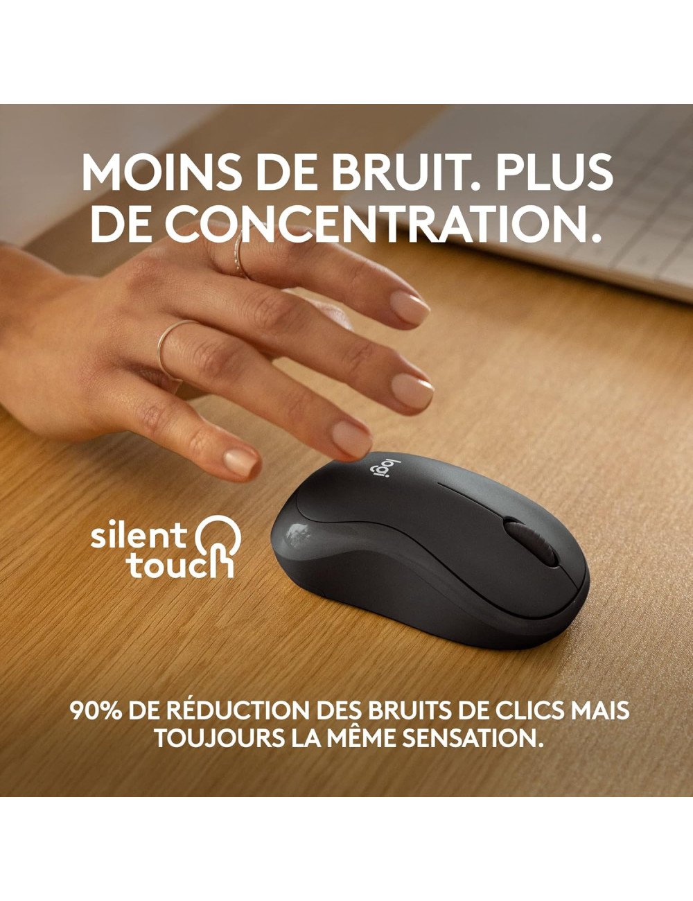 Logitech M240 : souris de jeu Bluetooth compacte, batterie de 18 mois