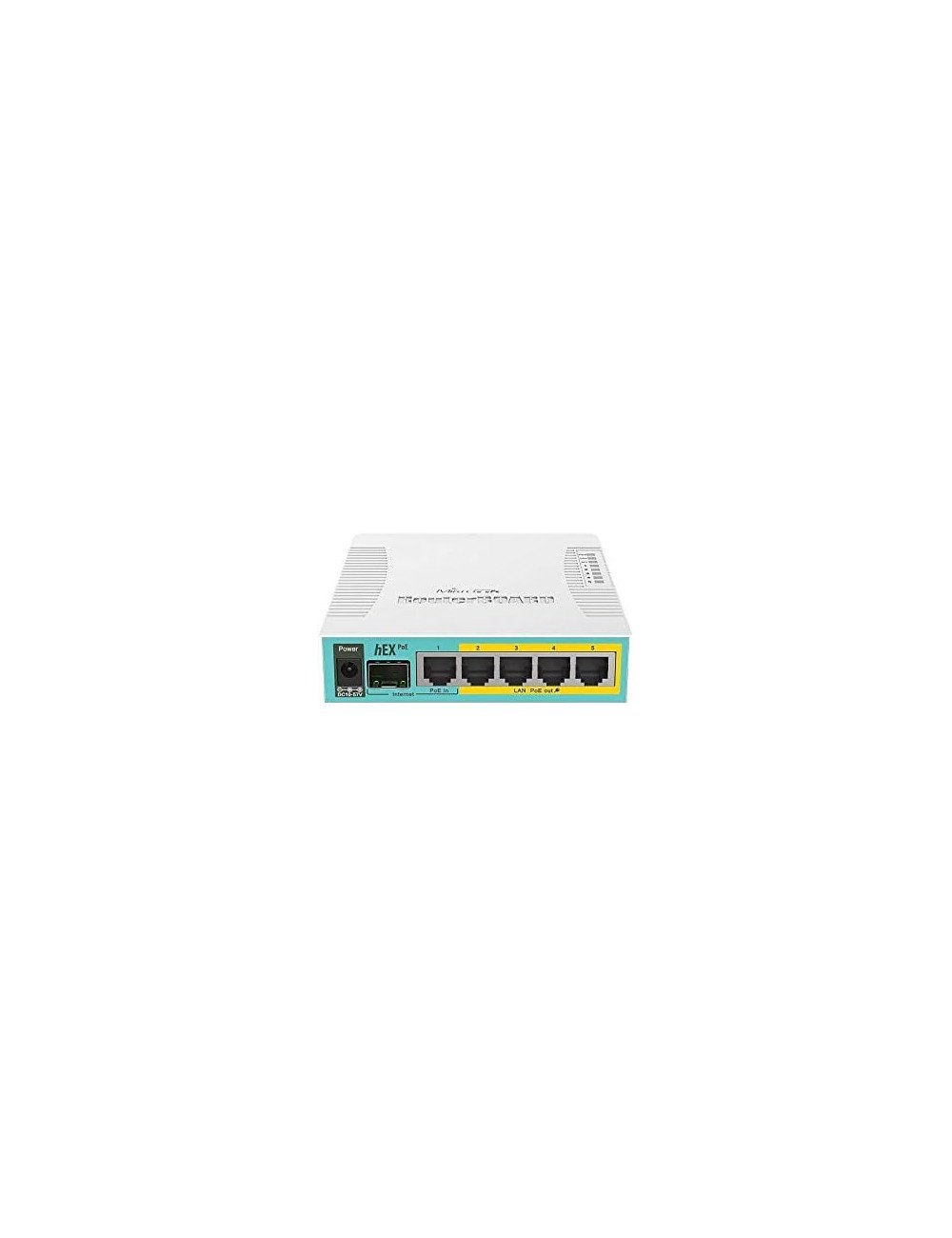 MikroTik Hex PoE Routeur pour Starlink - Hub Switch Blanc