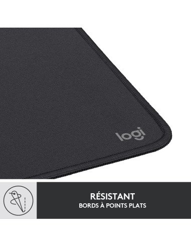 Logitech Mouse Pad - Studio Series, Computer Mouse Pad, Non-Slip Rubber Base, Easy Slip, Splash-Resistant, Durable, Portable,