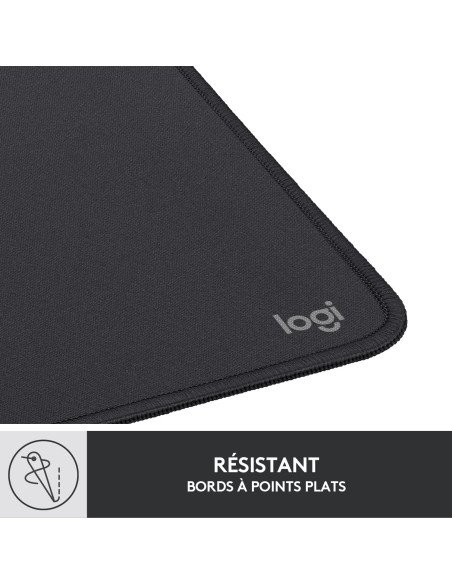 Logitech Mouse Pad - Studio Series, Computer Mouse Pad, Non-Slip Rubber Base, Easy Slip, Splash-Resistant, Durable, Portable,