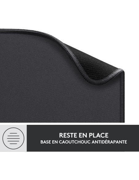 Logitech Mouse Pad - Studio Series, Computer Mouse Pad, Non-Slip Rubber Base, Easy Slip, Splash-Resistant, Durable, Portable,