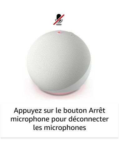 Echo Dot (5th Generation, 2022 Model) | Powerful Bluetooth and Wi-Fi Smart Speaker with Alexa | White