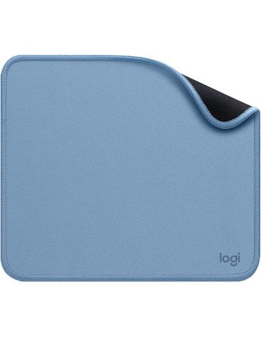 Logitech Mouse Pad - Studio Series Mouse Pad, Rubber Base Non-Slip Easy Slip, Splash-Resistant, Durable, Portable, Modern - Blue
